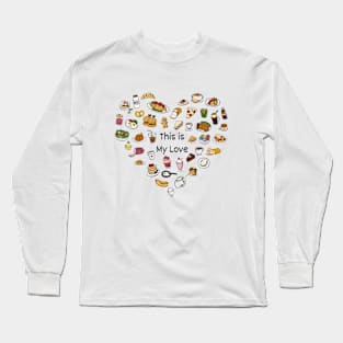 LOVE FOOD Long Sleeve T-Shirt